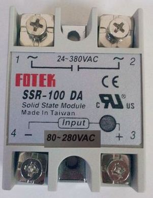 solid state relay ควบคุมไฟสูง220v380v 100Aด้วยไฟ80-220v